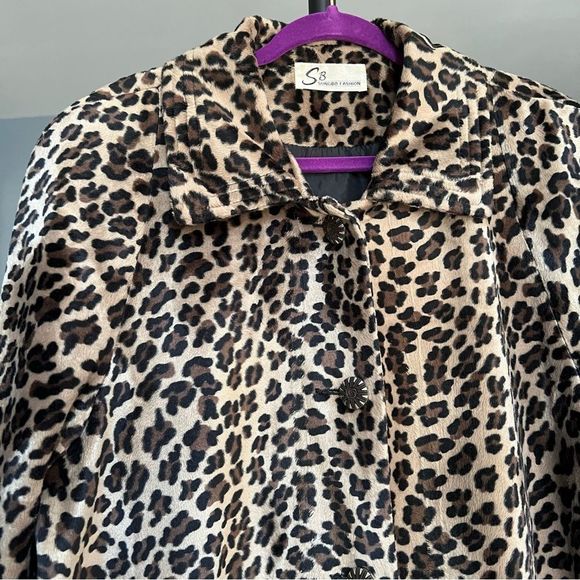 Vintage Cheetah Print Jacket - Large - Picture 5 of 9
